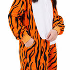 Orange Black Striped Tiger Kigurumi Onesie product detail 5