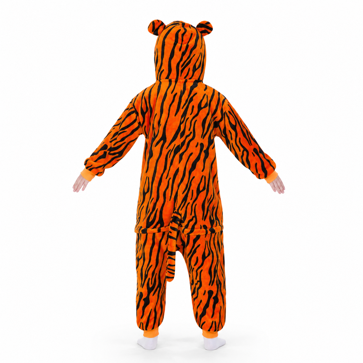 Orange Black Striped Tiger Kigurumi Onesie product detail 7