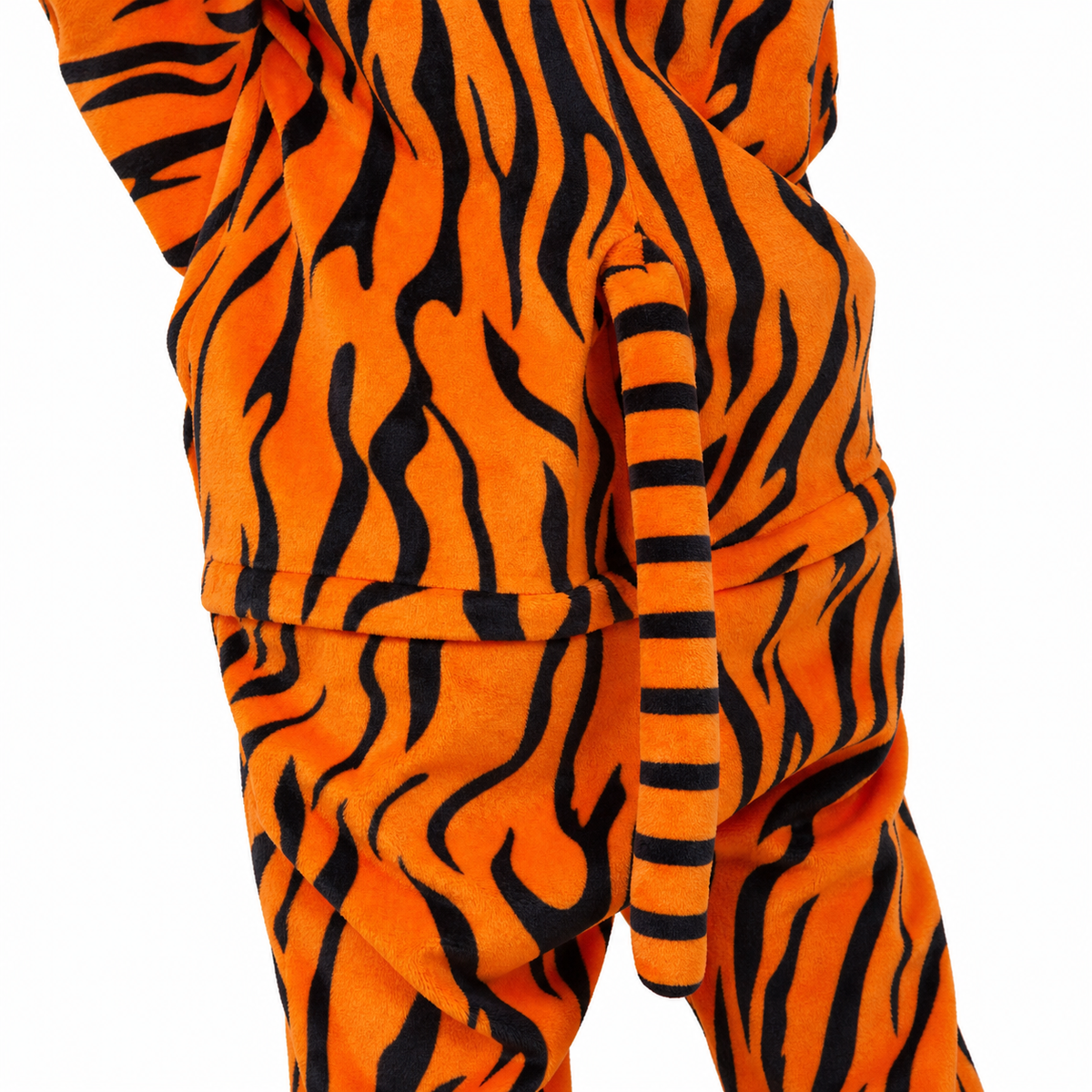 Orange Black Striped Tiger Kigurumi Onesie product detail 8