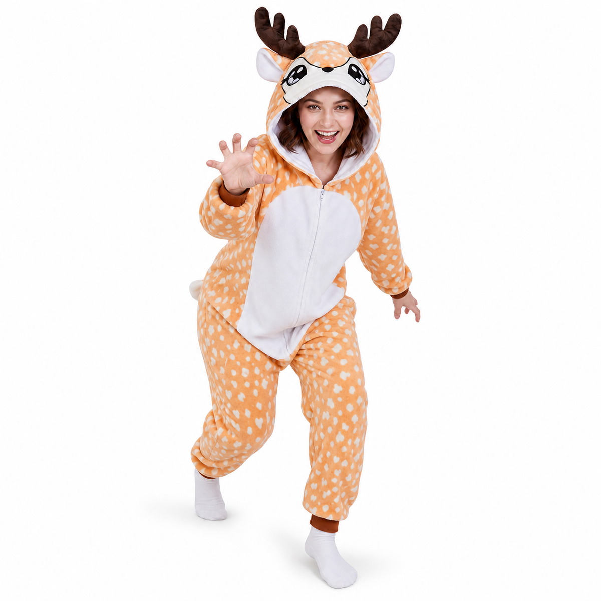 Orange Fawn Kigurumi Onesie product detail 3