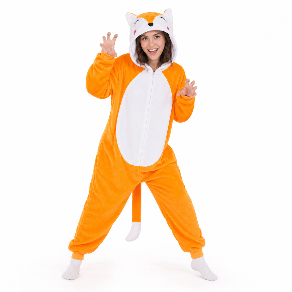 Orange Fox Kigurumi Onesie hero image