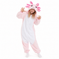 Pink Axolotl Kigurumi Onesie - hero