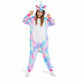 Pink Blue Cloud Unicorn Kigurumi Onesie hero image