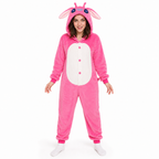 Pink Long-Eared Alien Kigurumi Onesie product detail 4