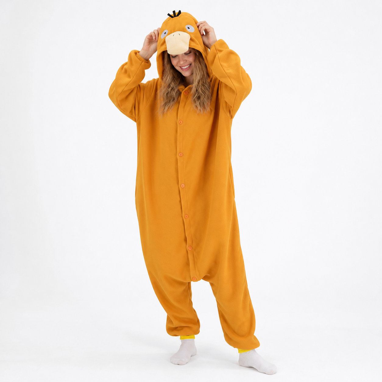 Psyduck Kigurumi Onesie — 01-clawing-hero.png