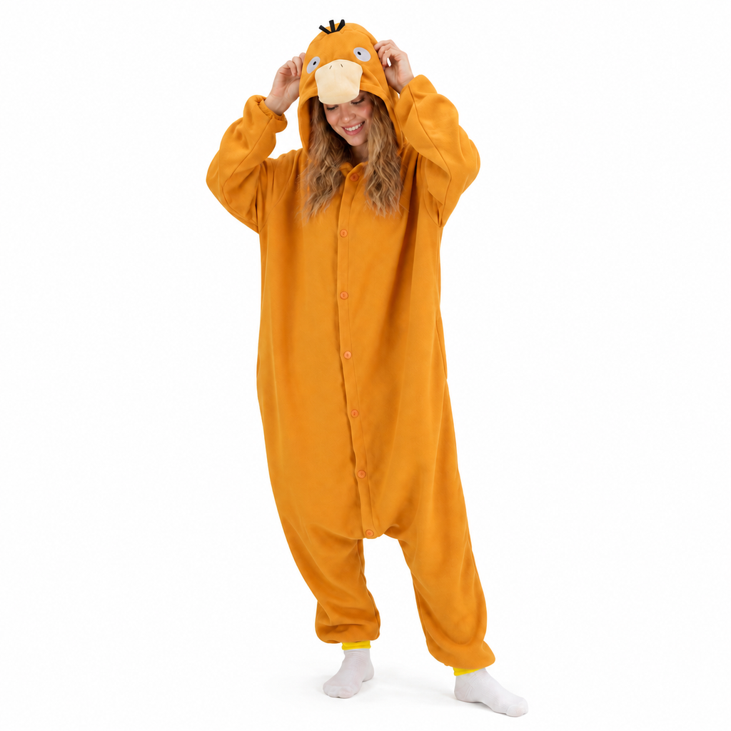 Psyduck Kigurumi Onesie — 04-natural-front.png
