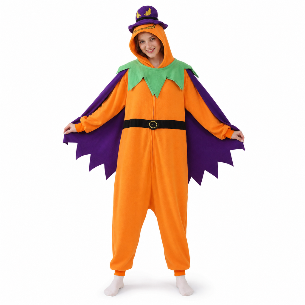 Pumpkin Witch Kigurumi Costume - product detail