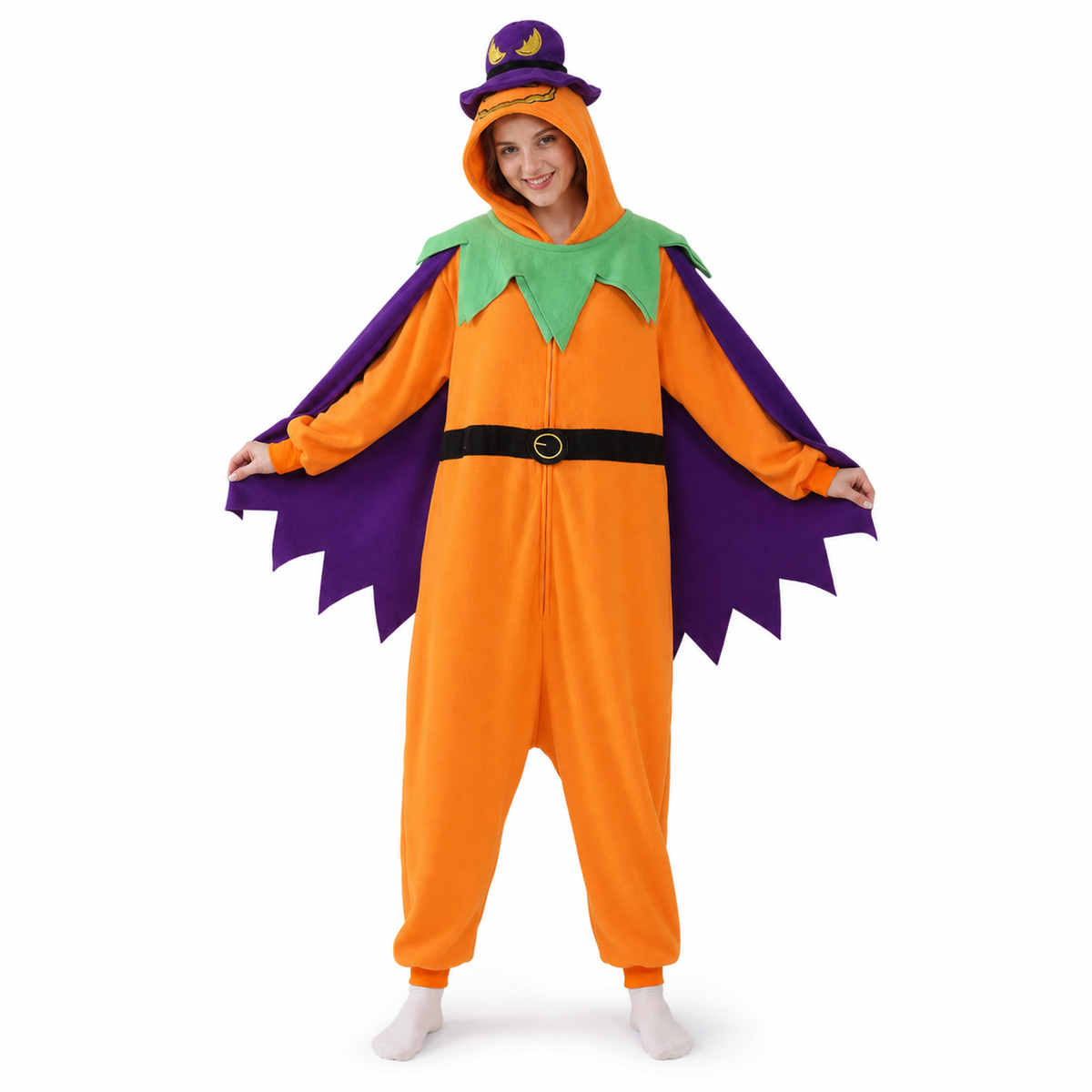 Pumpkin Witch Kigurumi Costume - product detail