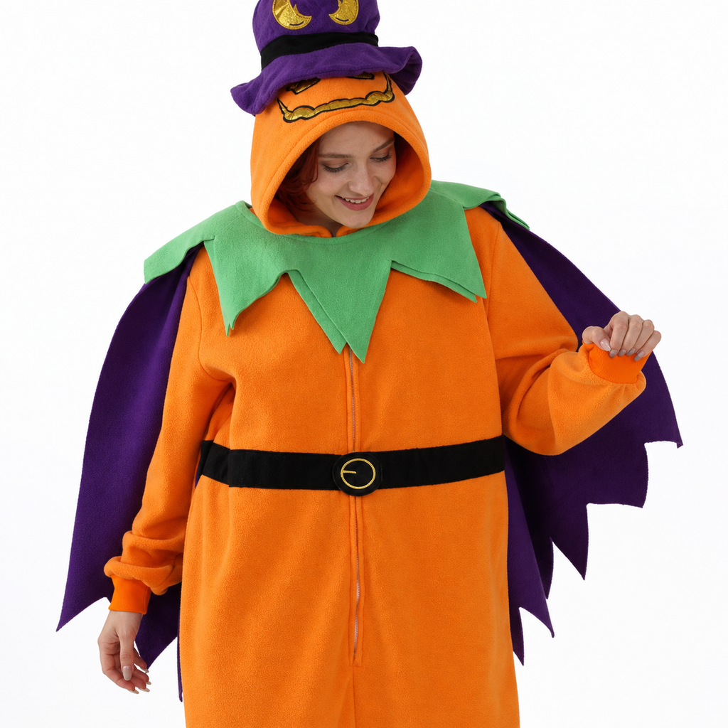 Pumpkin Witch Kigurumi Costume - product detail