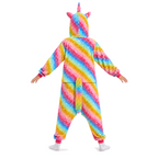 Rainbow Stripe Unicorn Kigurumi Onesie product detail 7