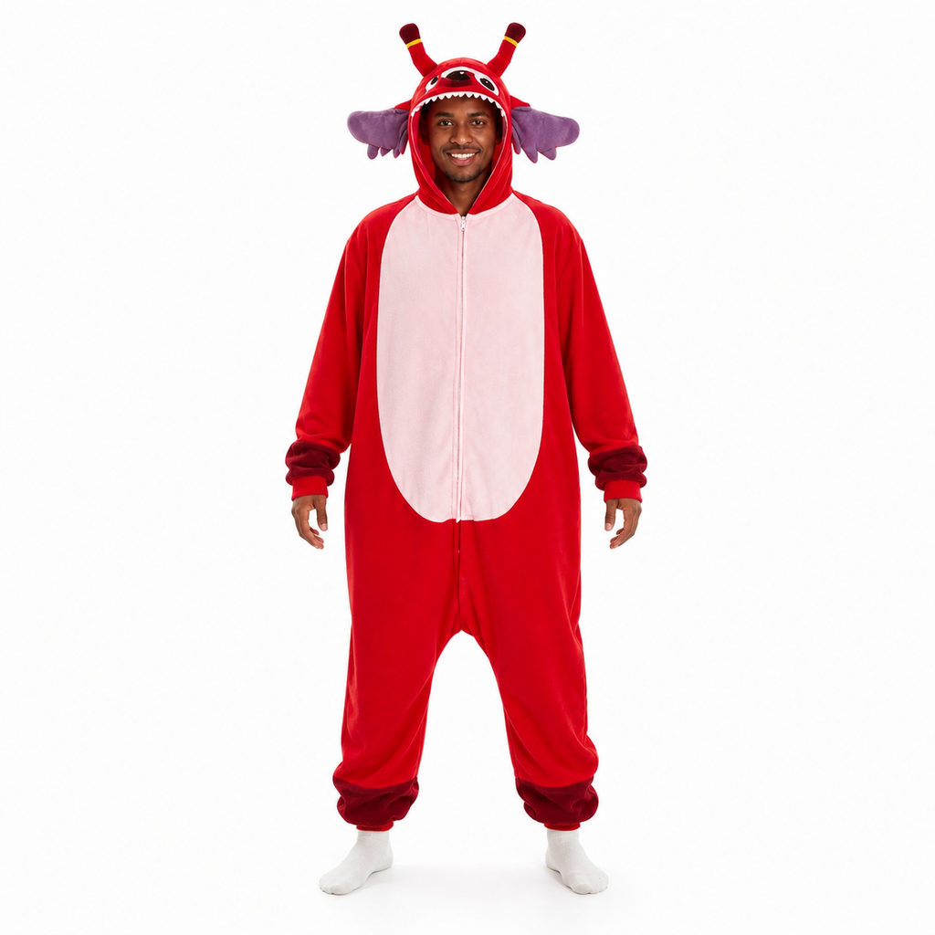 Red Monster Kigurumi Onesie - product detail