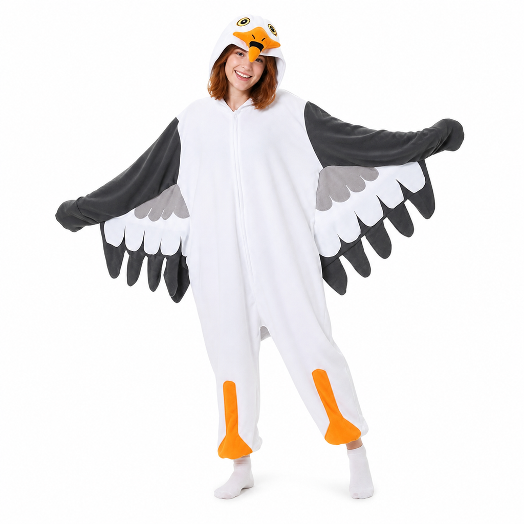 Seagull Kigurumi Onesie - hero