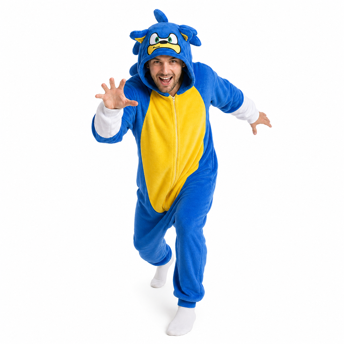 Sonic Zip-Front Kigurumi Onesie product detail 3