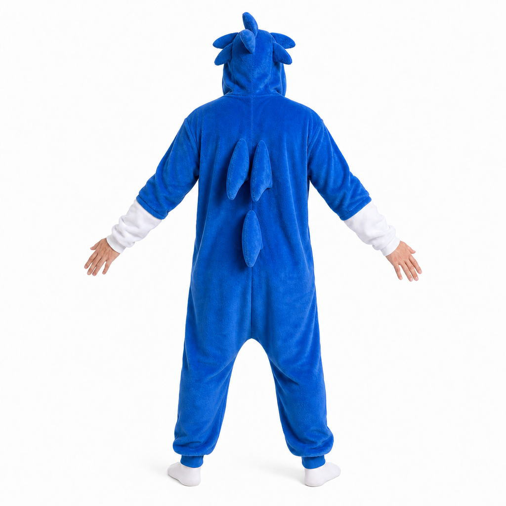 Sonic Zip-Front Kigurumi Onesie product detail 7