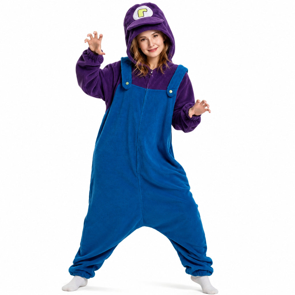 Waluigi Kigurumi Onesie hero image