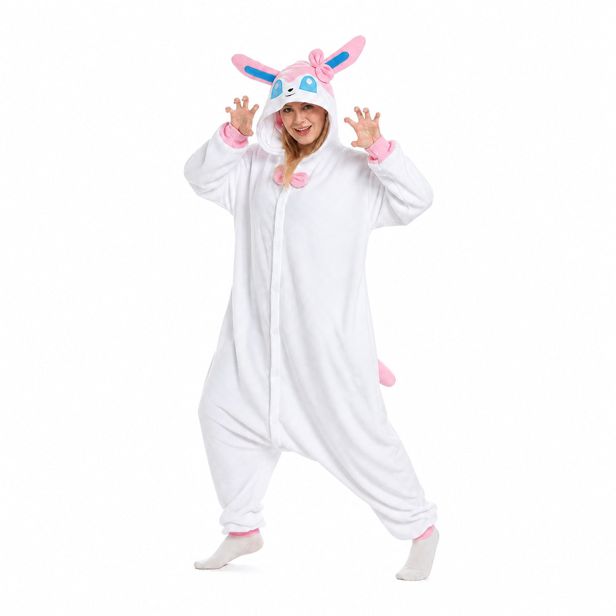 Sylveon Kigurumi Onesie — 01-clawing-hero.jpg