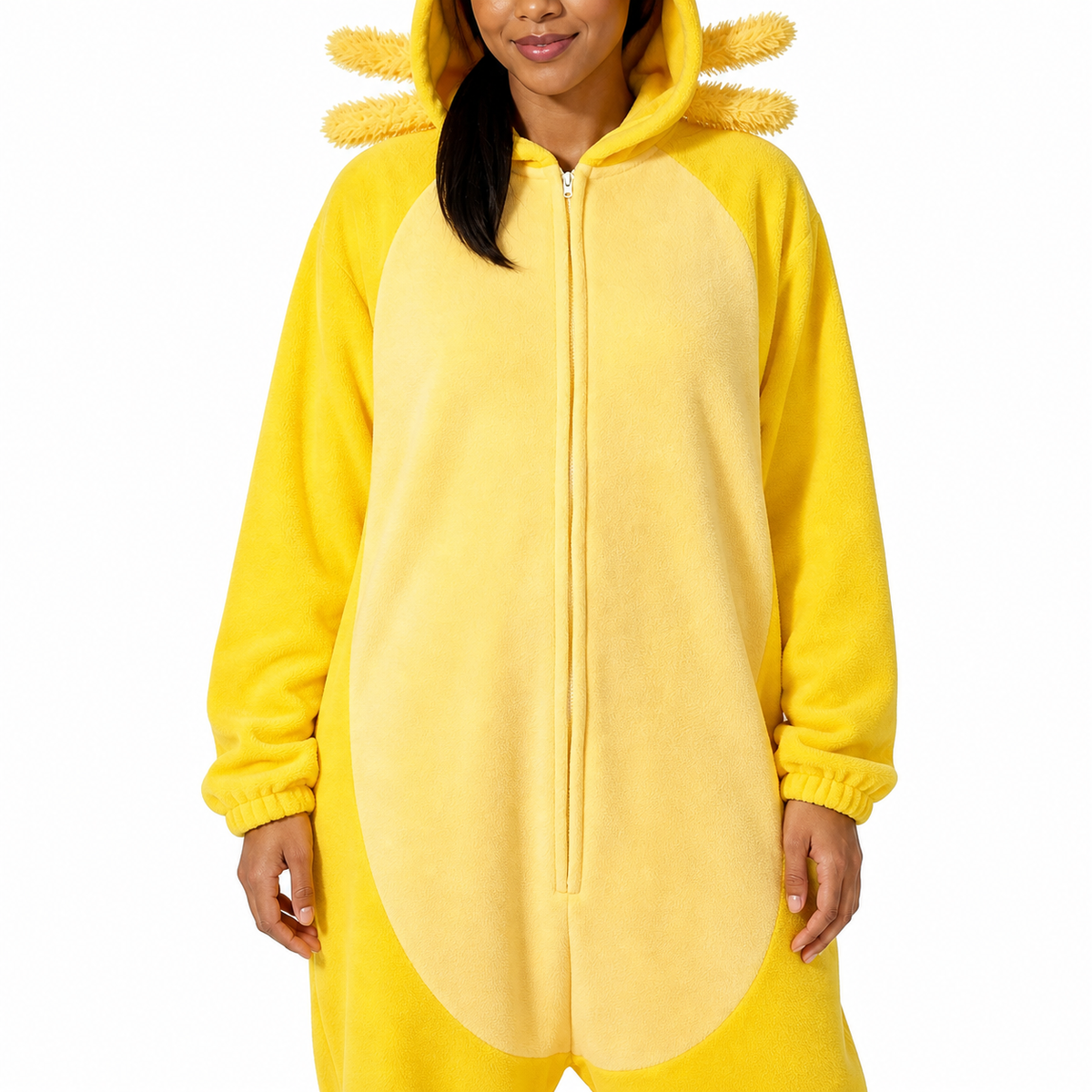 Yellow Axolotl Kigurumi Onesie - product detail