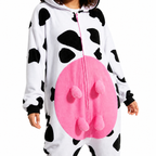 Zip Front Cow Kigurumi Onesie - product detail