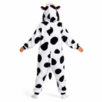 Zip Front Cow Kigurumi Onesie - product detail